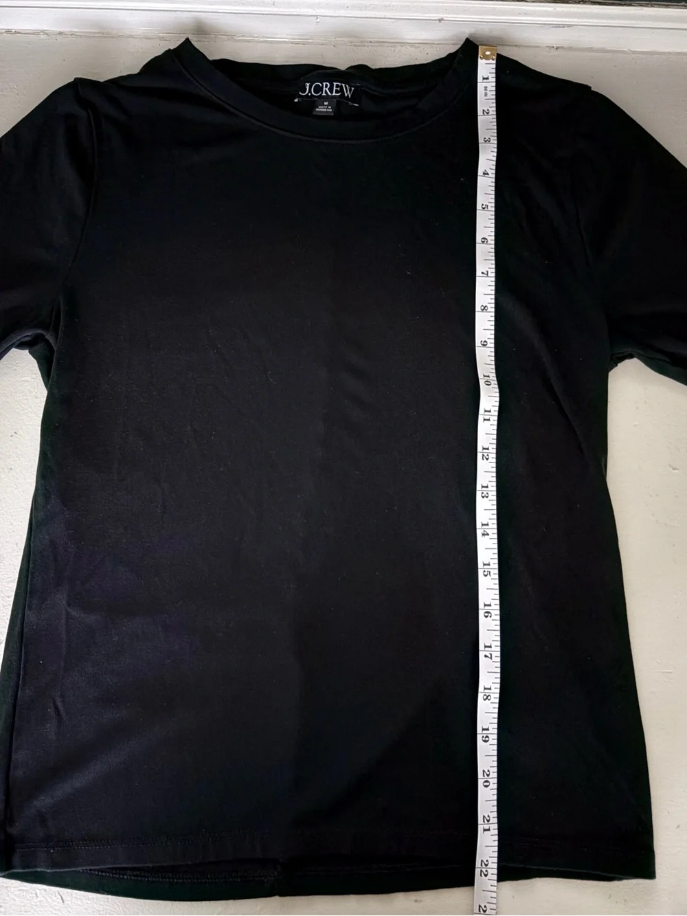 J.Crew Black Crewneck Short Sleeve T-Shirt